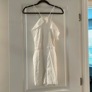 Abercrombie and Fitch white romper. NWT. Size 0.